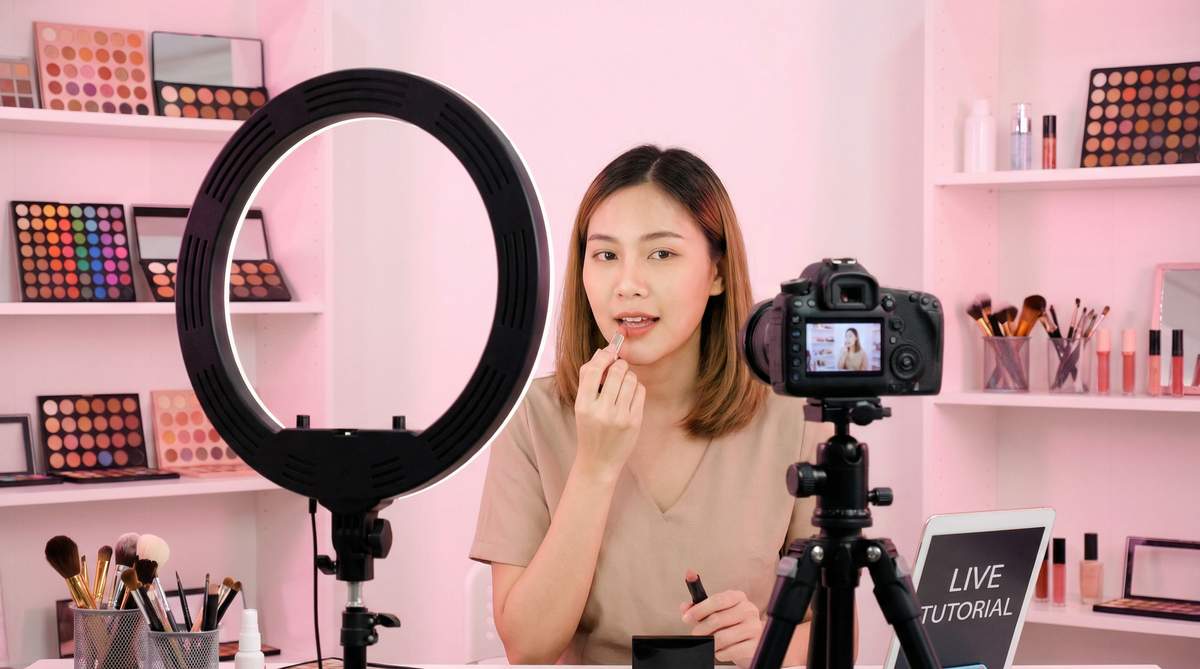 制服诱惑美妆视频教程：日常妆容分享